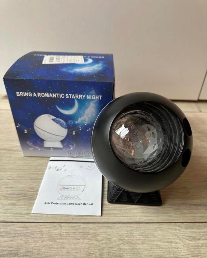 Galaxy Sterrenprojector – Sterrenhemel Projector Lamp, Ophalen of Verzenden, Zo goed als nieuw, Metaal of Aluminium