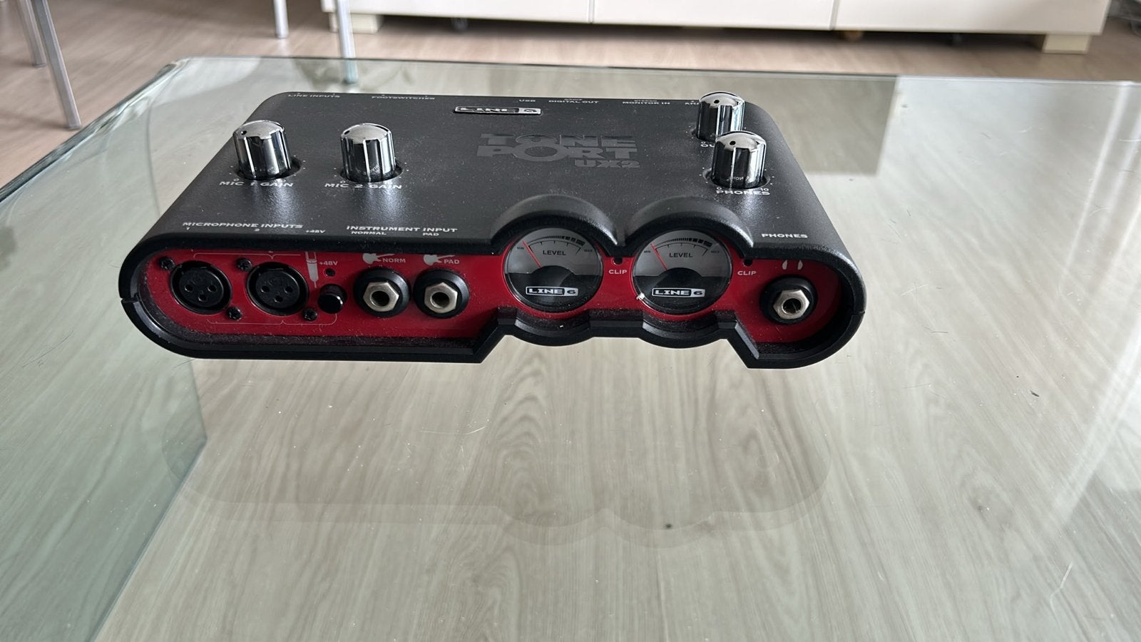 Line 6 TonePort UX2 Audio Interface, Verzenden, Gebruikt, Minder dan 5 kanalen, Microfooningang