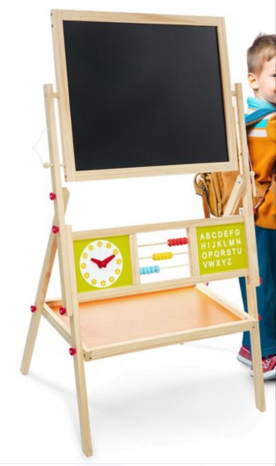 Dubbelzijdig schoolbord, Ophalen, Zo goed als nieuw, Krijtbord