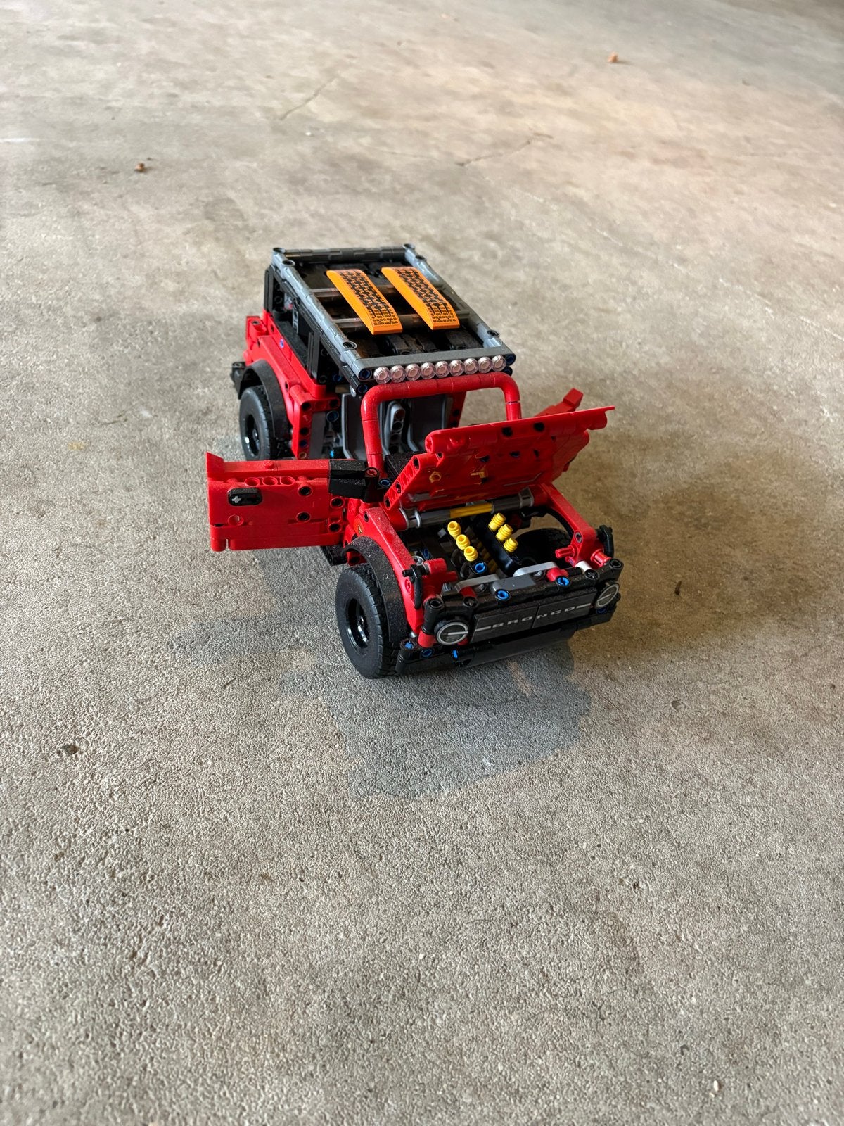 Lego Technic Ford Bronco 4x4 (rood), Ophalen of Verzenden, Gebruikt, Overige merken