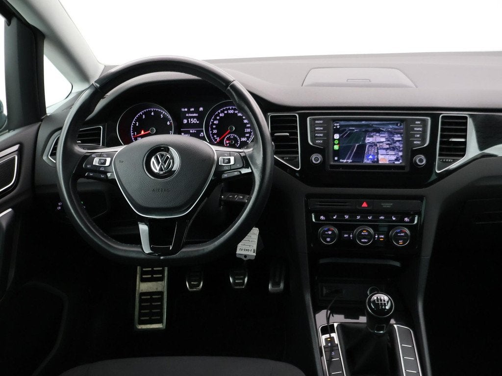 Volkswagen Golf Sportsvan 1.2 TSI SOUND + ADAPTIVE CRUISE |, Auto's, Stof, Gebruikt, 4 cilinders, Zwart