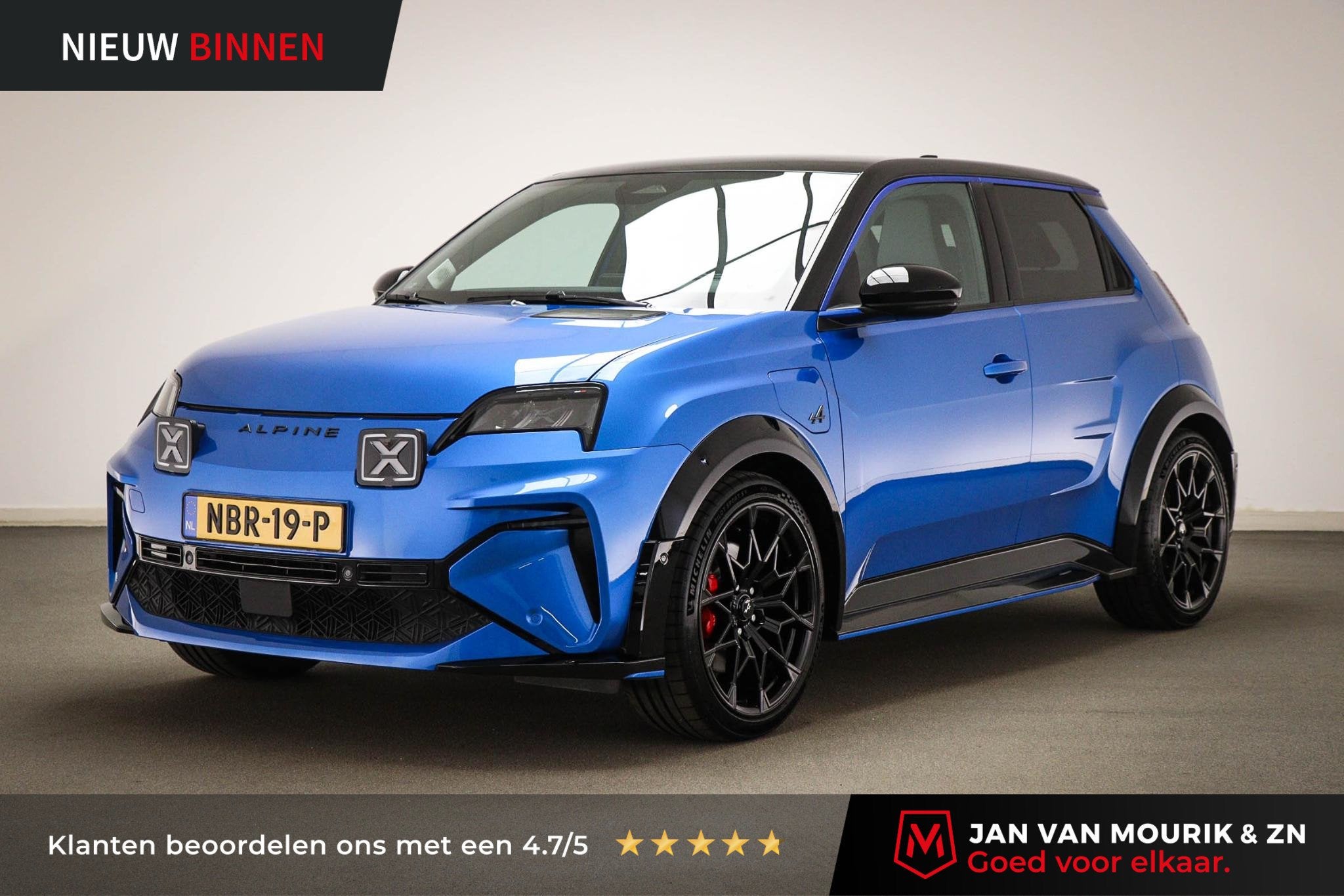 Alpine A290 GTS 52 kWh | CLIMA | STUURVERWARMING | DAB | APP, Auto's, Gebruikt, Huisgarantie, Met garantie (alle), Blauw