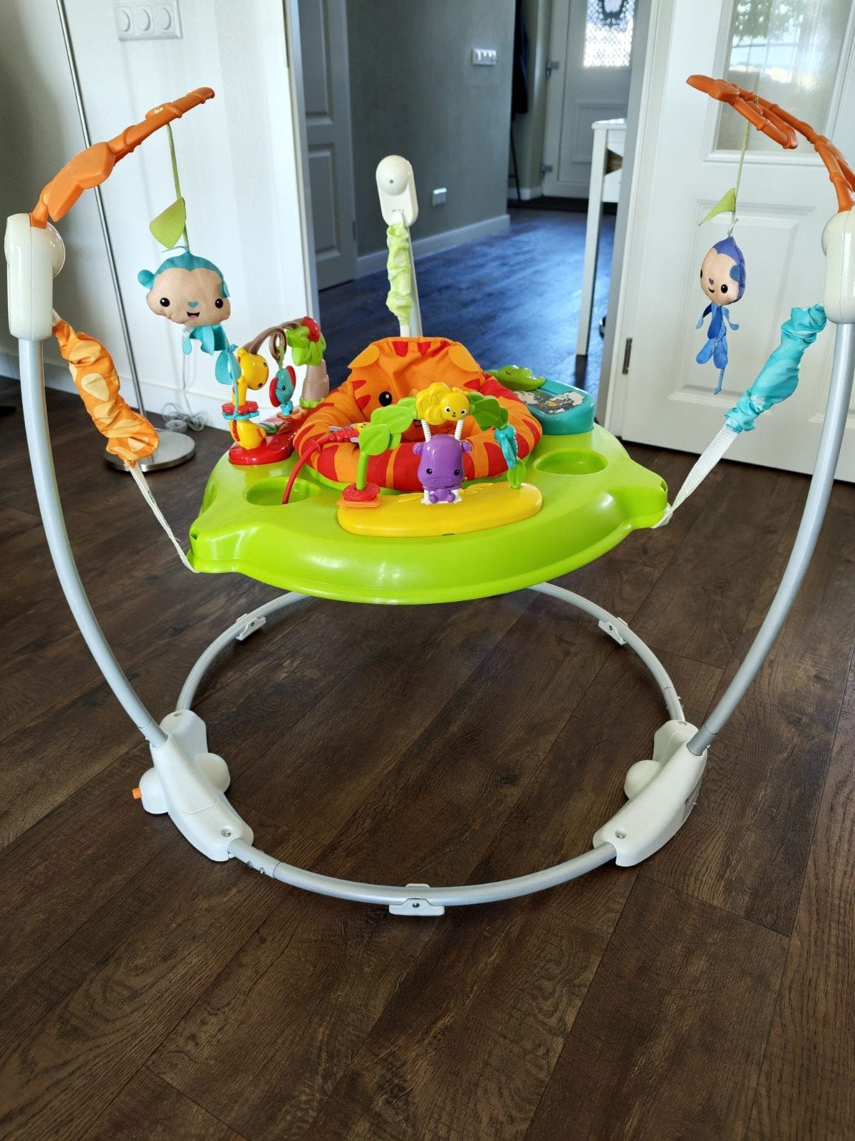 Fisher-Price Jumperoo Rainforest Baby Jumper, Kinderen en Baby's, Ophalen, Gebruikt, Overige typen, Met licht