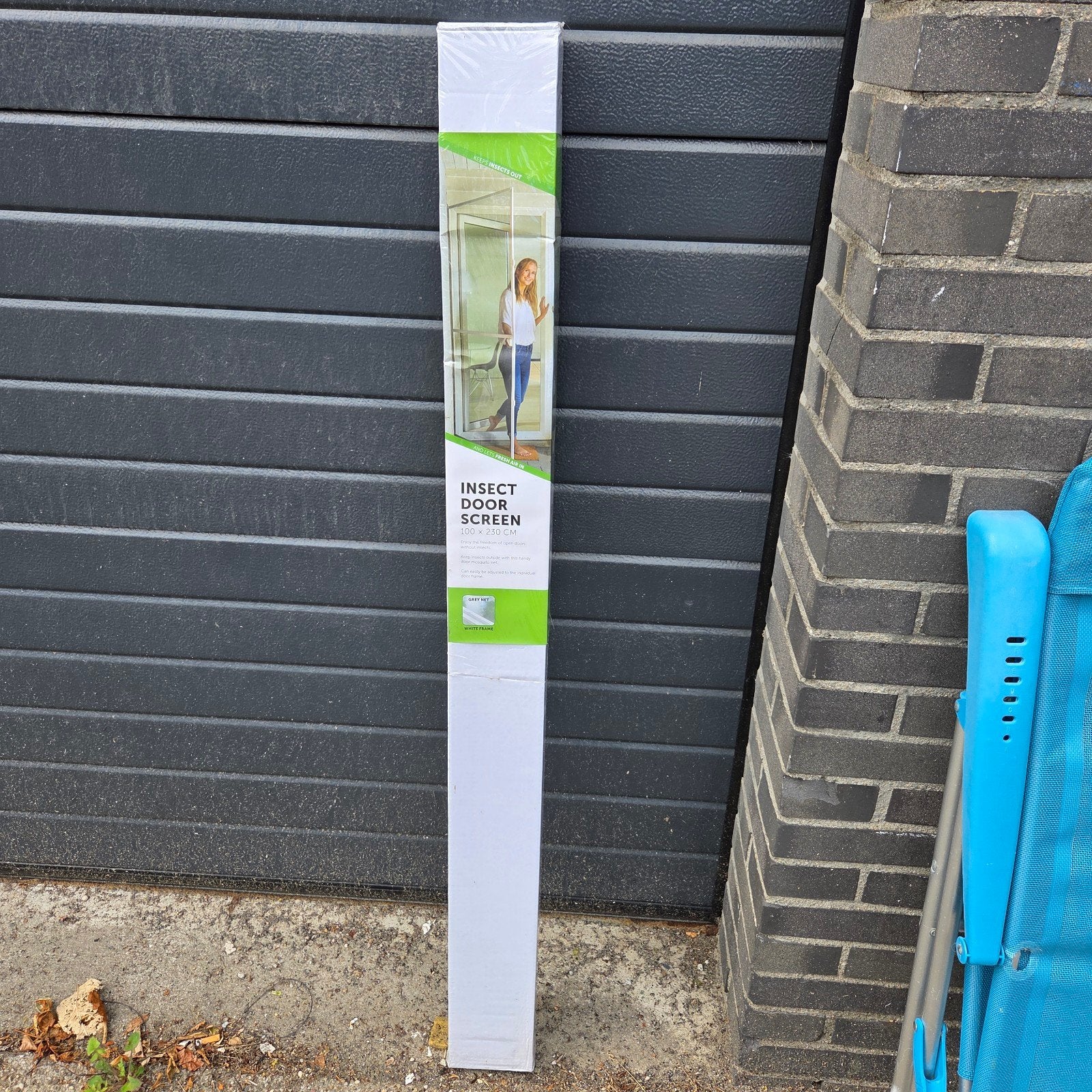 2 nieuwe hordeuren (100x230 cm) - nog in doos, Doe-het-zelf en Verbouw, Deuren en Horren, 215 cm of meer, Hordeur, Nieuw, Ophalen