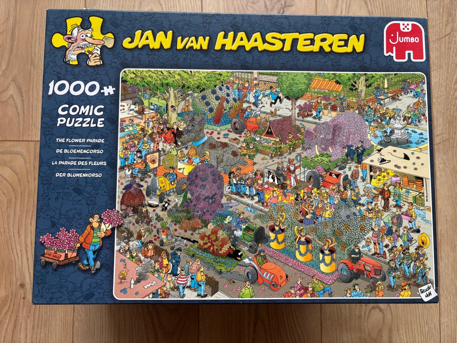 Jan van Haasteren Bloemencorso 1000 stukjes, Ophalen, Gebruikt