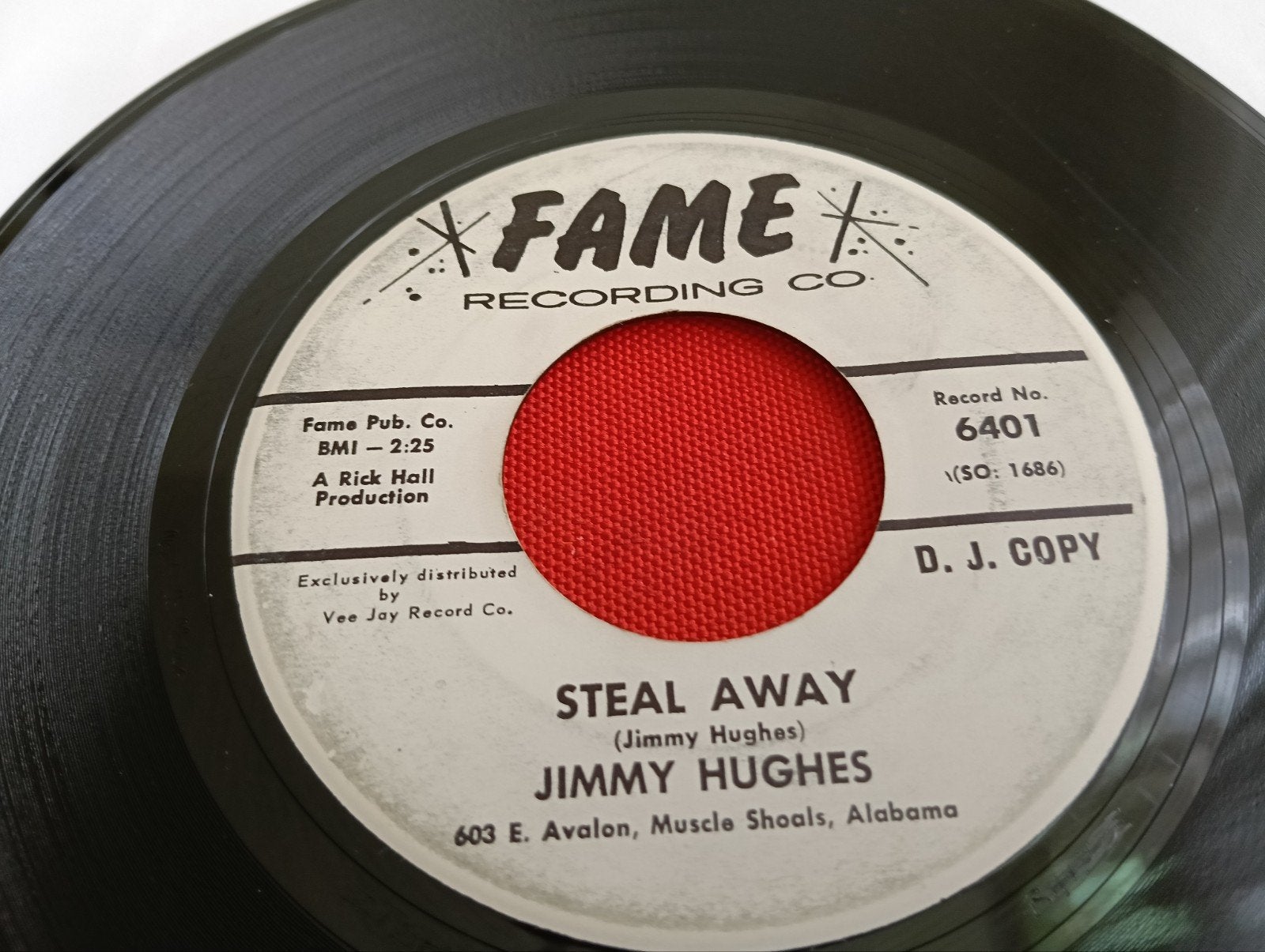 JIMMY HUGHES 1964. FAME LABEL RARE SOUL, Verzenden, Zo goed als nieuw, R&B en Soul