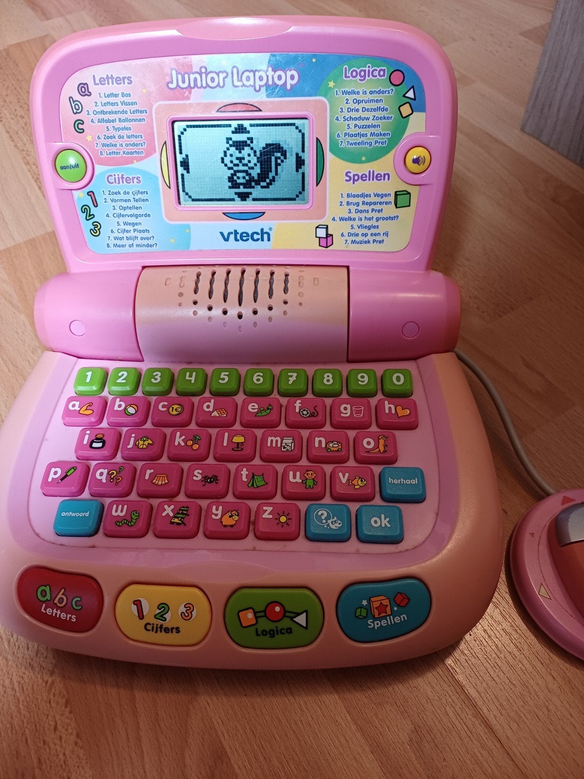 VTech Junior Laptop Roze - Educatief Speelgoed, Ophalen of Verzenden, Gebruikt, 2 tot 4 jaar
