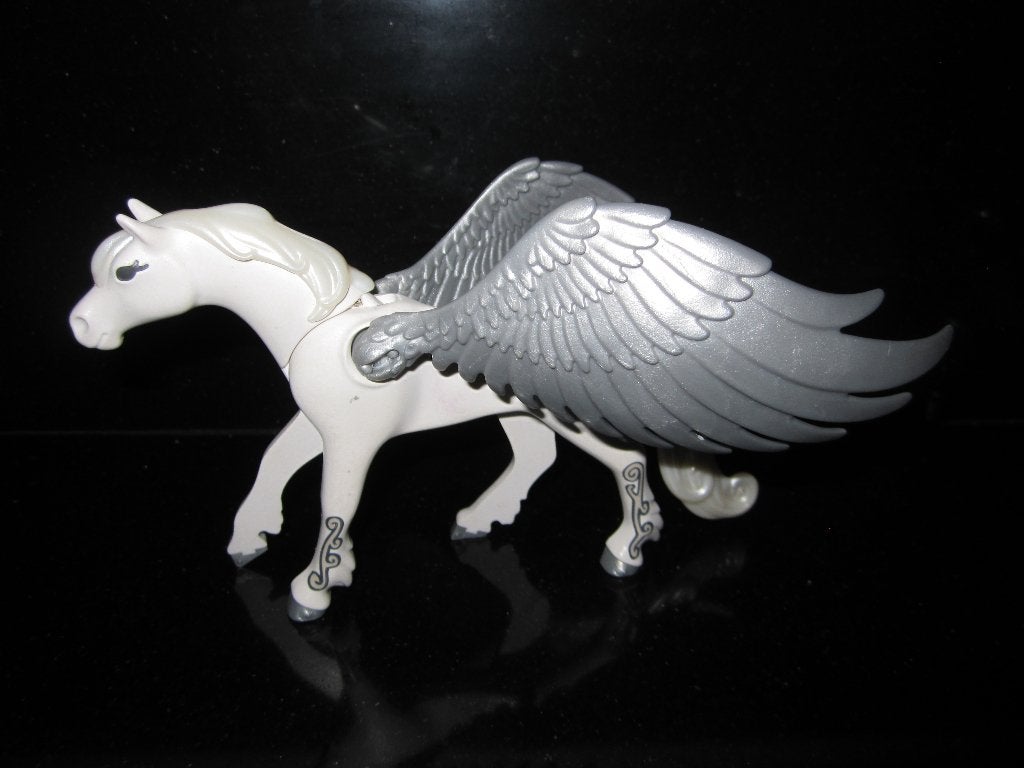 Playmobil paard Pegasus ., Ophalen of Verzenden, Gebruikt