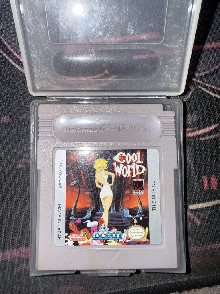 Cool World – Nintendo Game Boy (USA) + cartridge case, Spelcomputers en Games, Games | Nintendo Game Boy, Avontuur en Actie, Gebruikt