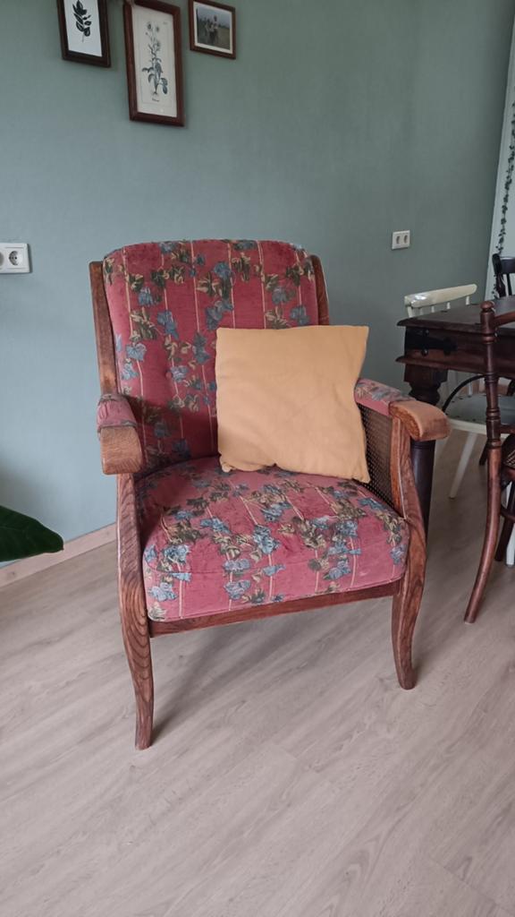 Fauteuil: opknappertje!, Ophalen, Gebruikt, 75 tot 100 cm, 50 tot 75 cm