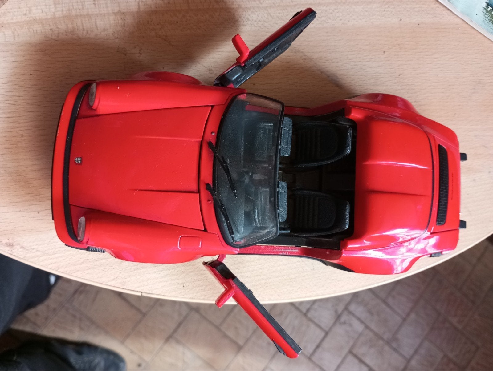 Porsche 911 Speedster 1989, Verzenden, Gebruikt, Auto, Bburago