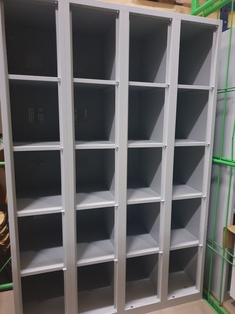 Metalen Vakkenkast met 15 of 20 vakken (nieuw), Huis en Inrichting, Kasten | Overige, Nieuw, Ophalen