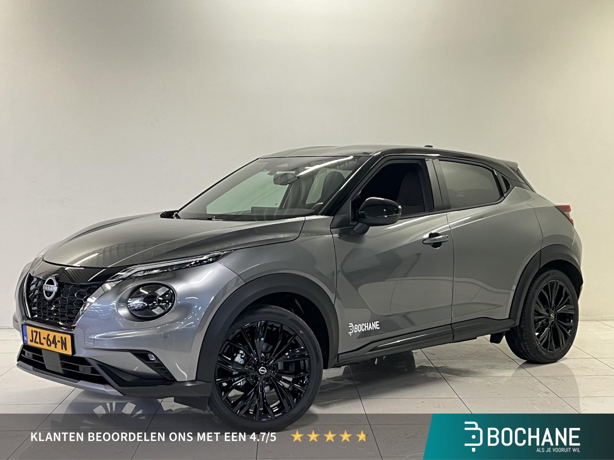 Nissan Juke 1.6 Hybrid N-Sport | DEMO | 360º Camera | Stoel, Auto's, Stof, Met garantie (alle), Automatische klimaatregeling, Origineel Nederlands