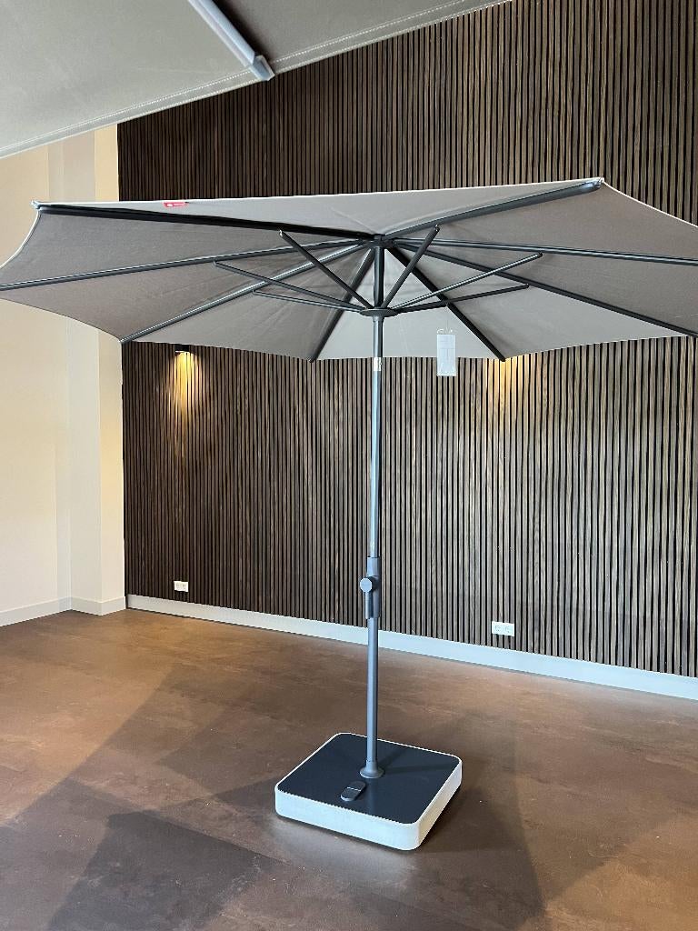 Glatz Twist Parasol Ø330 cm – Stofkwaliteit 5 – Nieuwstaat, Ophalen, Nieuw, Verstelbaar, Stokparasol
