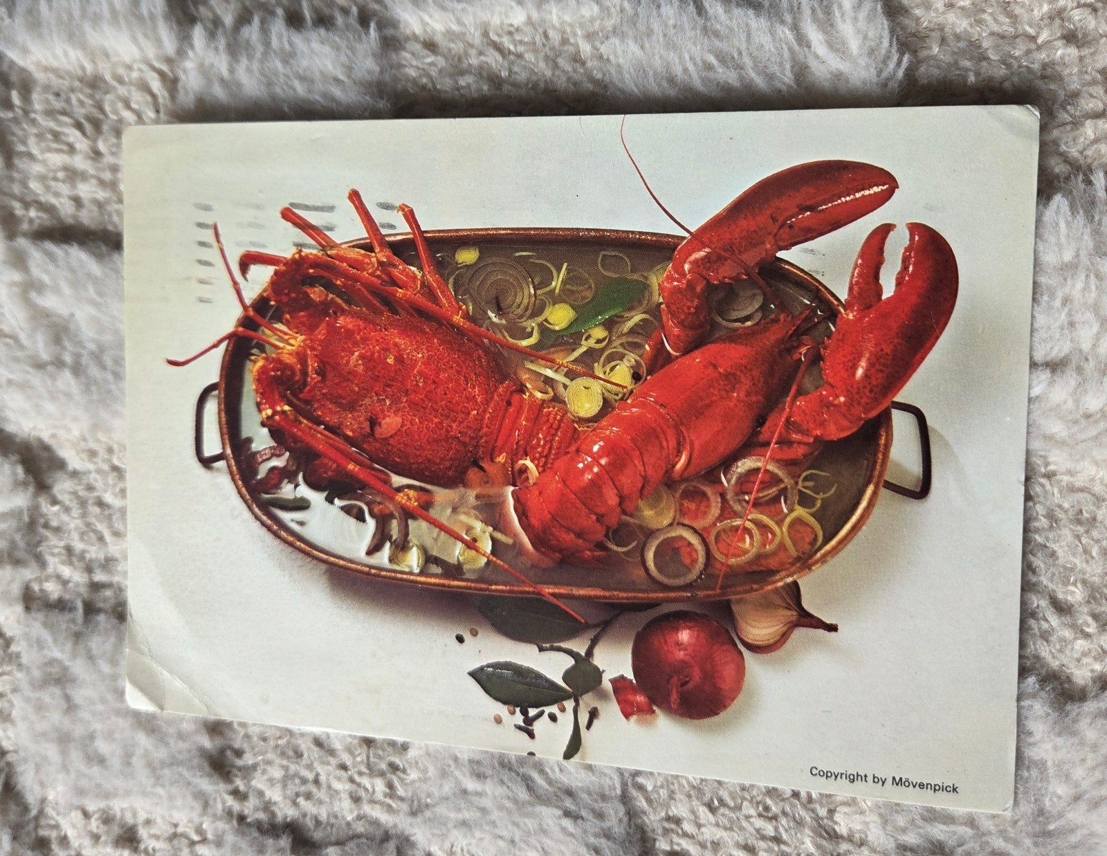 Ansichtkaart Kreeft - Mövenpick 1981, Verzenden, 1980 tot heden, Gelopen, Overige thema's