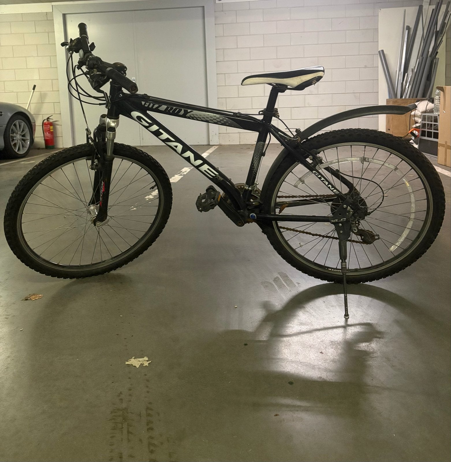 Gitane kinderfiets/mountainbike, Gebruikt, Velgrem, Versnellingen, Minder dan 49 cm