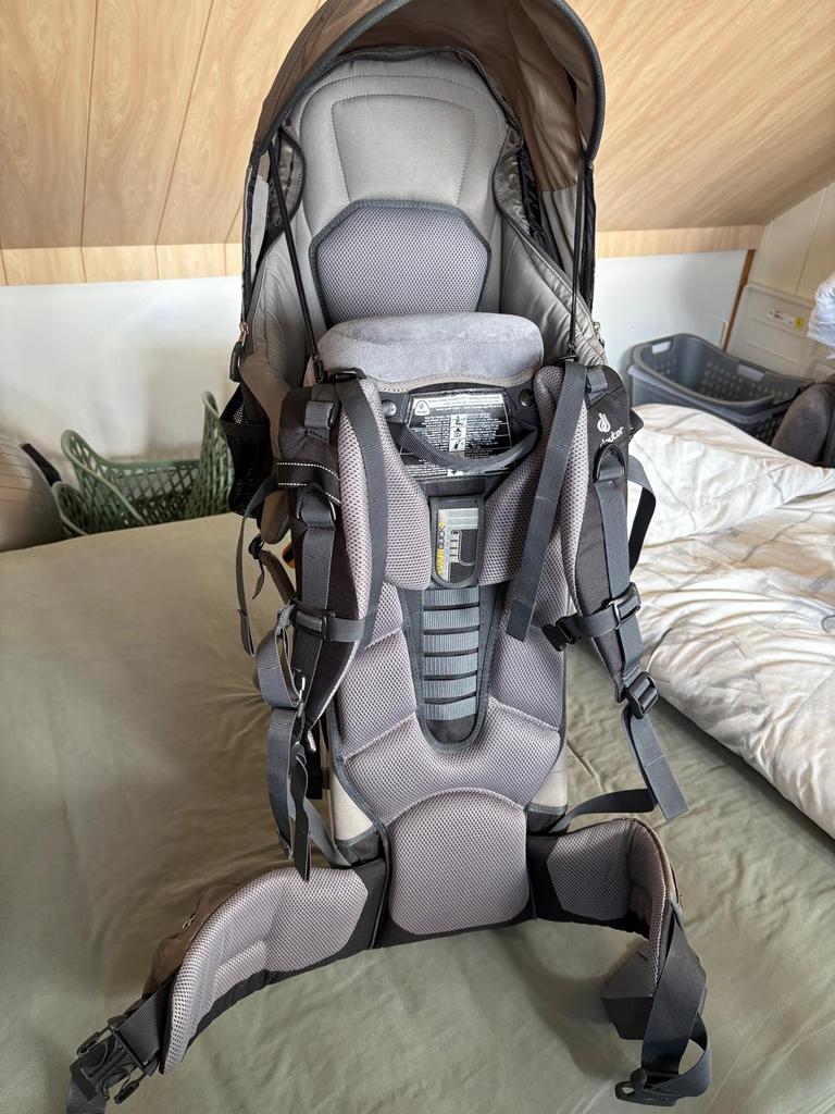 Deuter Kid Comfort 3 Draagzak draagrugzak, Zo goed als nieuw, Rug, Draagzak, Ophalen