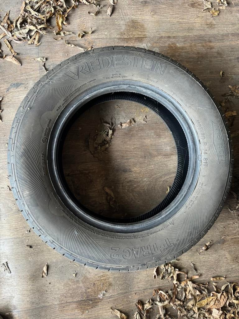 2 Vredestein T Trac 2 zomerbanden 165/70 R14, Ophalen
