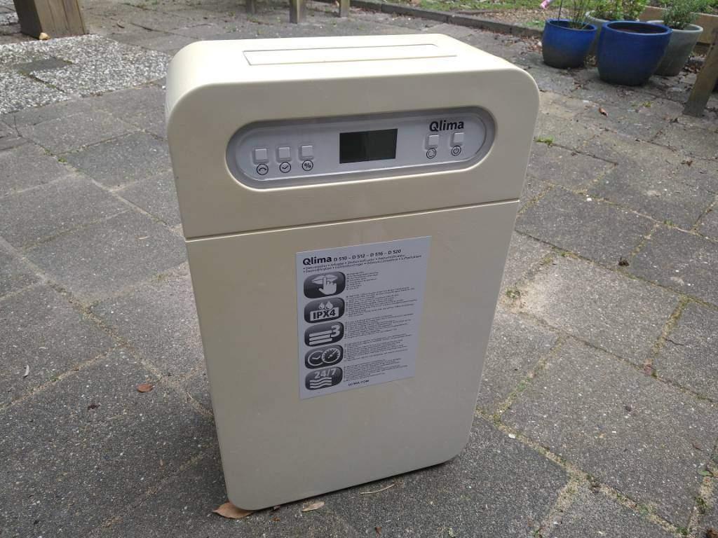 Qlima D 516 Luchtontvochtiger, Witgoed en Apparatuur, Ophalen of Verzenden, Gebruikt, Luchtontvochter