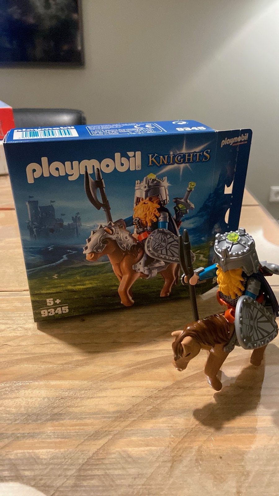 Playmobil Knights Set 9345 - Dwerg met pony, Kinderen en Baby's, Complete set, Ophalen of Verzenden, Zo goed als nieuw, Knights