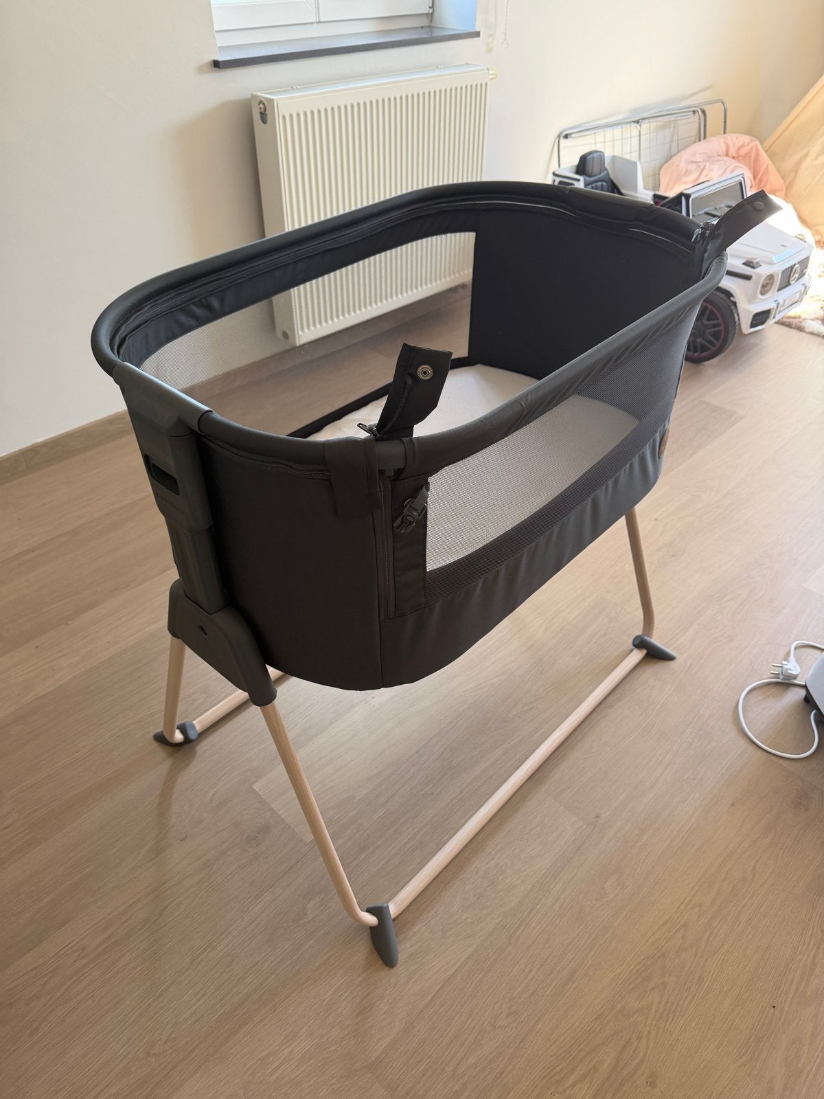 Maxi-Cosi Tori Co-Sleeper - Beyond Graphite, Ophalen of Verzenden, Zo goed als nieuw, Wieg