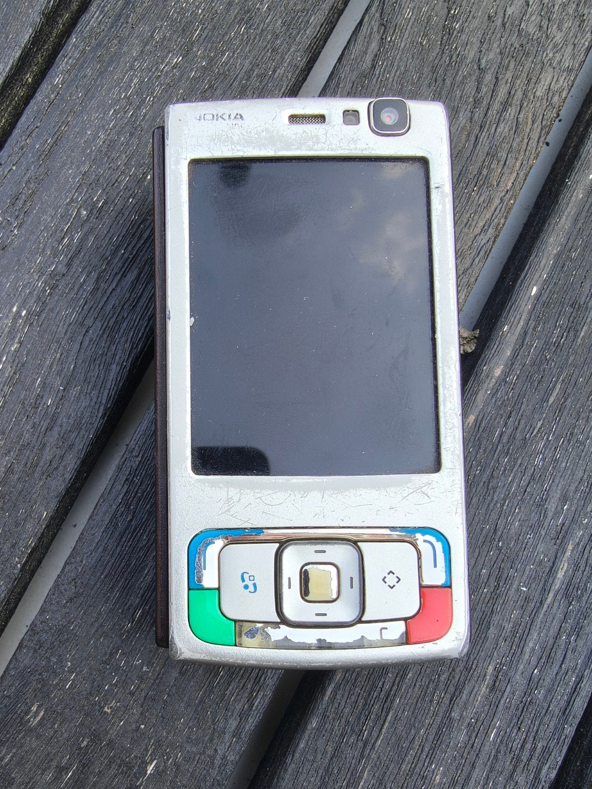 Nokia N95 - Klassieke Schuiftelefoon, Gebruikt, Schuifmodel, Fysiek toetsenbord, 3 tot 6 megapixel