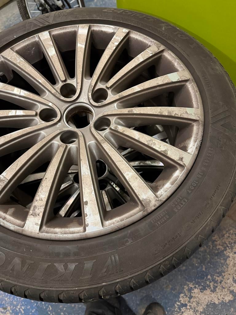 Land Rover 18 inch velgen met Protech NewGen Viking zomerban, Auto-onderdelen, Banden en Velgen, Ophalen, 18 inch, Banden en Velgen