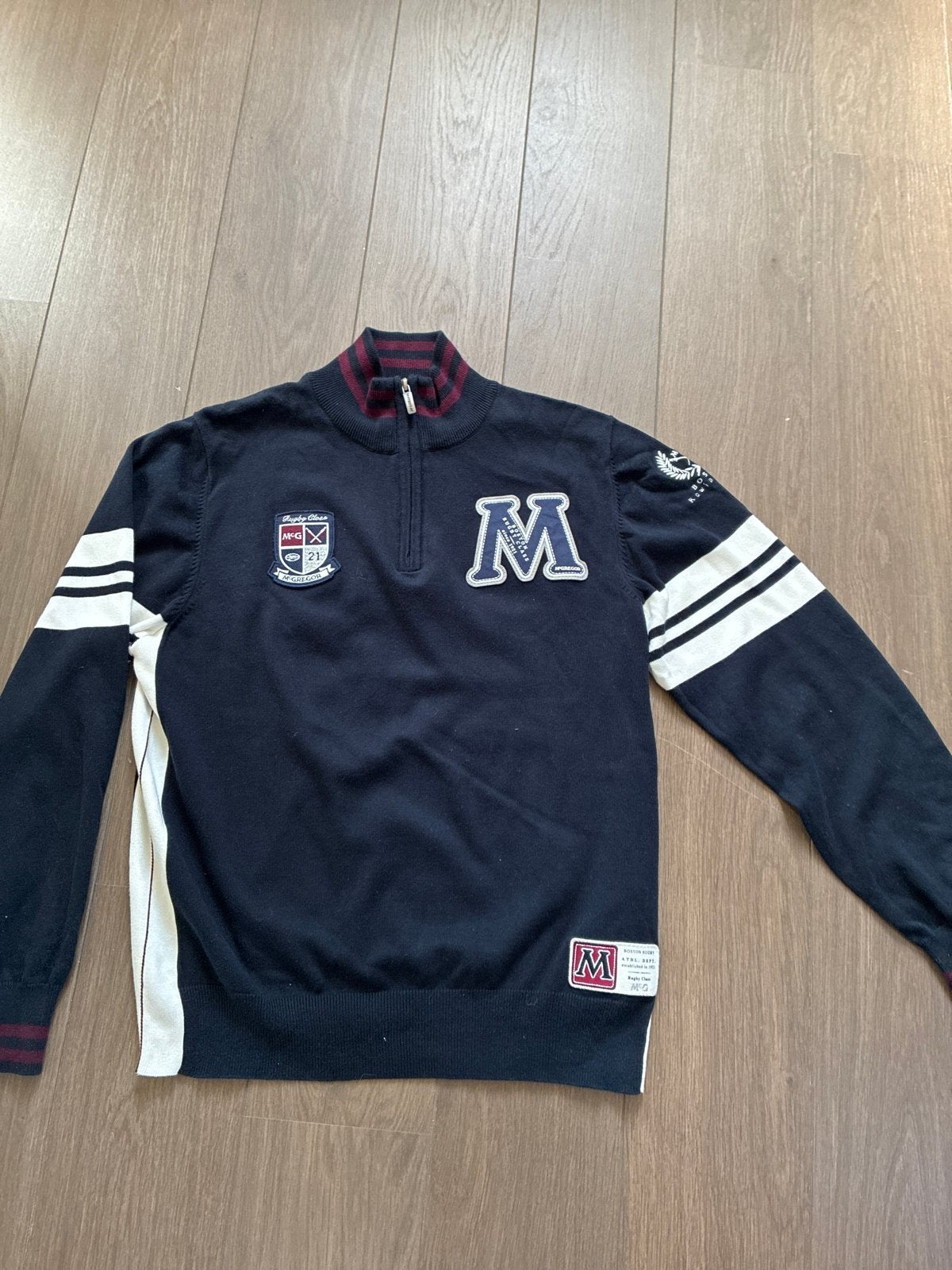 MacGregor heren trui - Donkerblauw - Maat S, Ophalen of Verzenden, Zo goed als nieuw, Maat 46 (S) of kleiner, Blauw