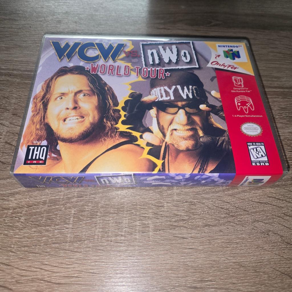 WCW NWO World Tour N64 Game Case, Verzenden, 1 speler, Zo goed als nieuw, Vanaf 3 jaar