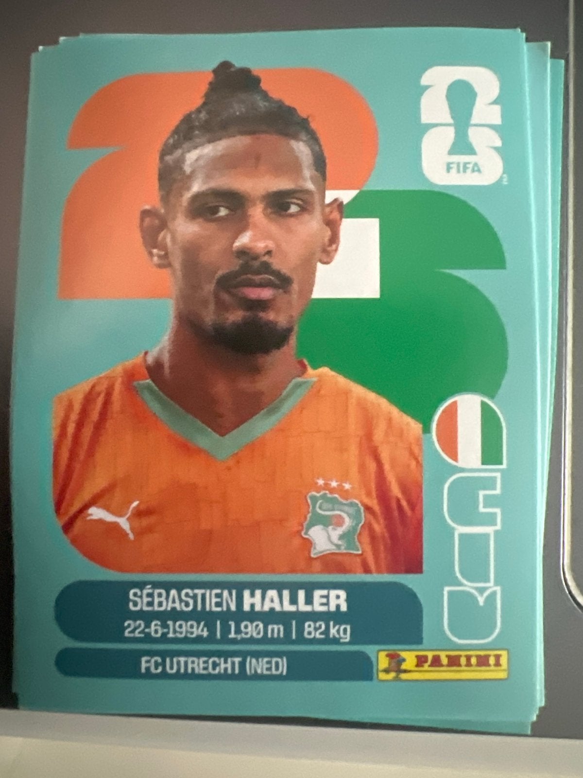 Sébastien Haller FIFA Panini ek 2026 sticker FC Utrecht, Verzenden, Zo goed als nieuw, F.C. Utrecht, Spelerskaart