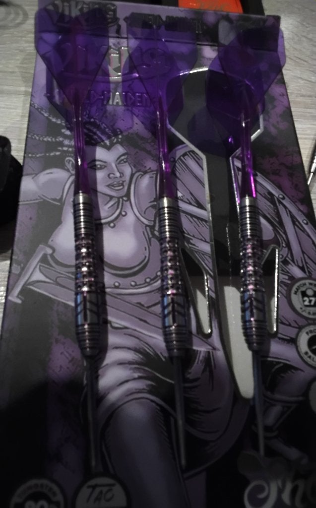 Darts Shot Viking Shield Maiden 27 gr, Sport en Fitness, Ophalen, Zo goed als nieuw, Pijlen