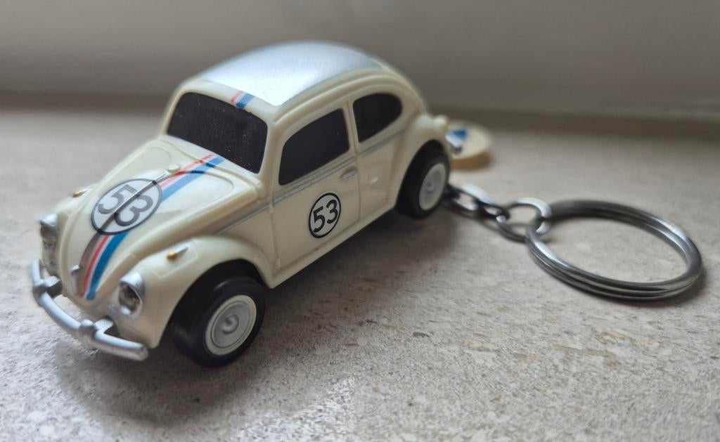 Herbie Volkswagen Kever sleutelhanger met licht en geluid, Verzamelen, Sleutelhangers, Ophalen of Verzenden, Nieuw, Transport