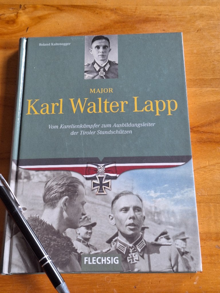 Major Walter Lapp Karelienkämpfer zum Ausbildungsleiter, Ophalen of Verzenden, Tweede Wereldoorlog, Zo goed als nieuw, Overige onderwerpen