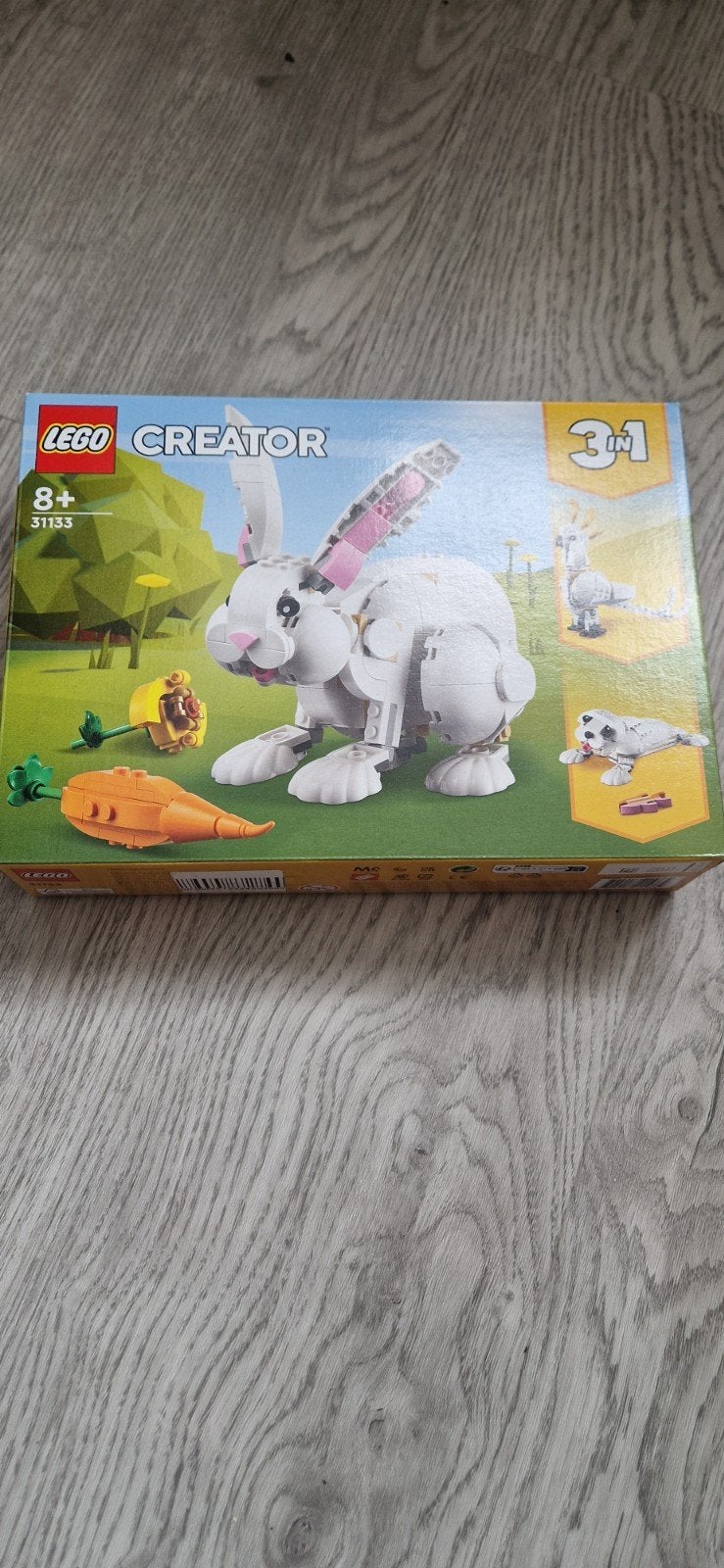 LEGO Creator 3in1 Wit Konijn 31133, Ophalen of Verzenden, Nieuw, Overige merken