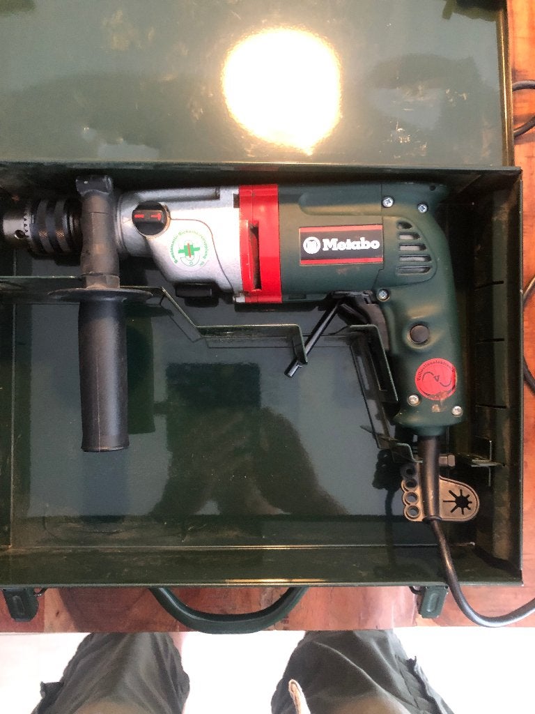 Metabo klopboormachine, Boormachine, Gebruikt, Ophalen of Verzenden, Variabele snelheid