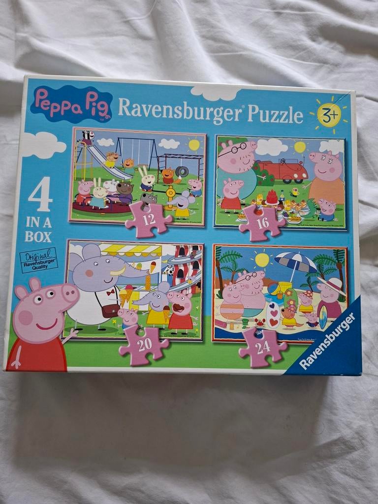 Ravensburger Peppa Pig Puzzel Box (4 puzzels), Ophalen