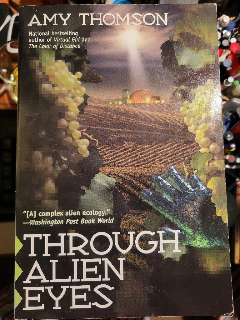 Amy Thomson - Through Alien Eyes, signed by author, Ophalen of Verzenden, Zo goed als nieuw, Amy Thomson