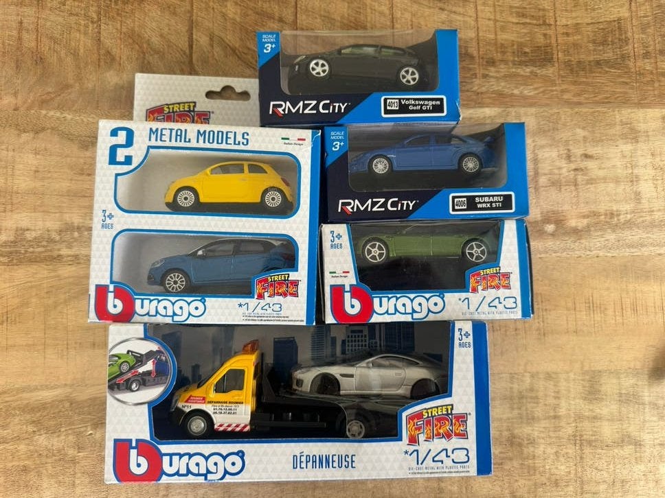 Speelgoed auto’s Bburago/ RMZ City Schaal 1:43, Ophalen of Verzenden, Zo goed als nieuw