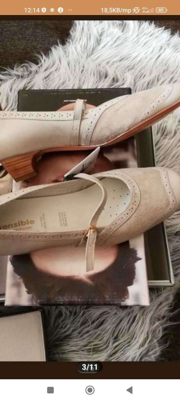 Xsensible echt leer schoenen maat 37 G, Ophalen of Verzenden, Nieuw, Beige, Sneakers of Gympen