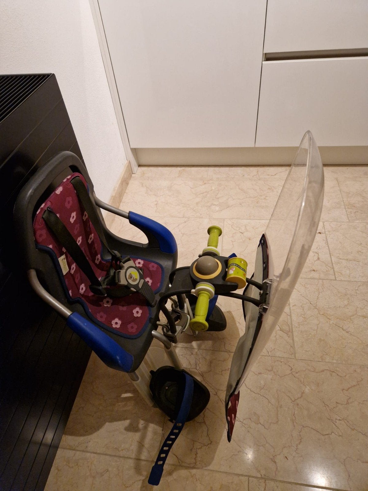 Fietsstoeltje, Ophalen