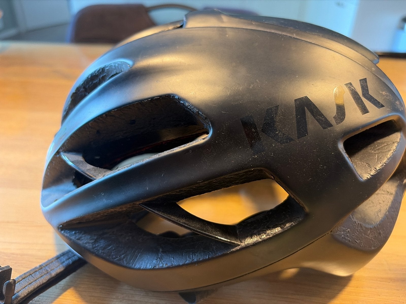 Kask Protone Fietshelm Maat L (59-62 cm) - Zwart, Fietsen en Brommers, Ophalen of Verzenden, Gebruikt, L, Heer of Dame