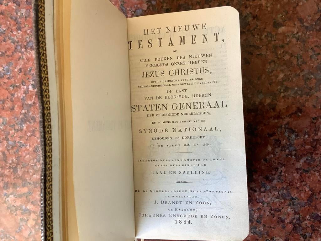 Het Nieuwe Testament - 1884 - Nederlandsche Bijbel-Compagnie, Ophalen of Verzenden