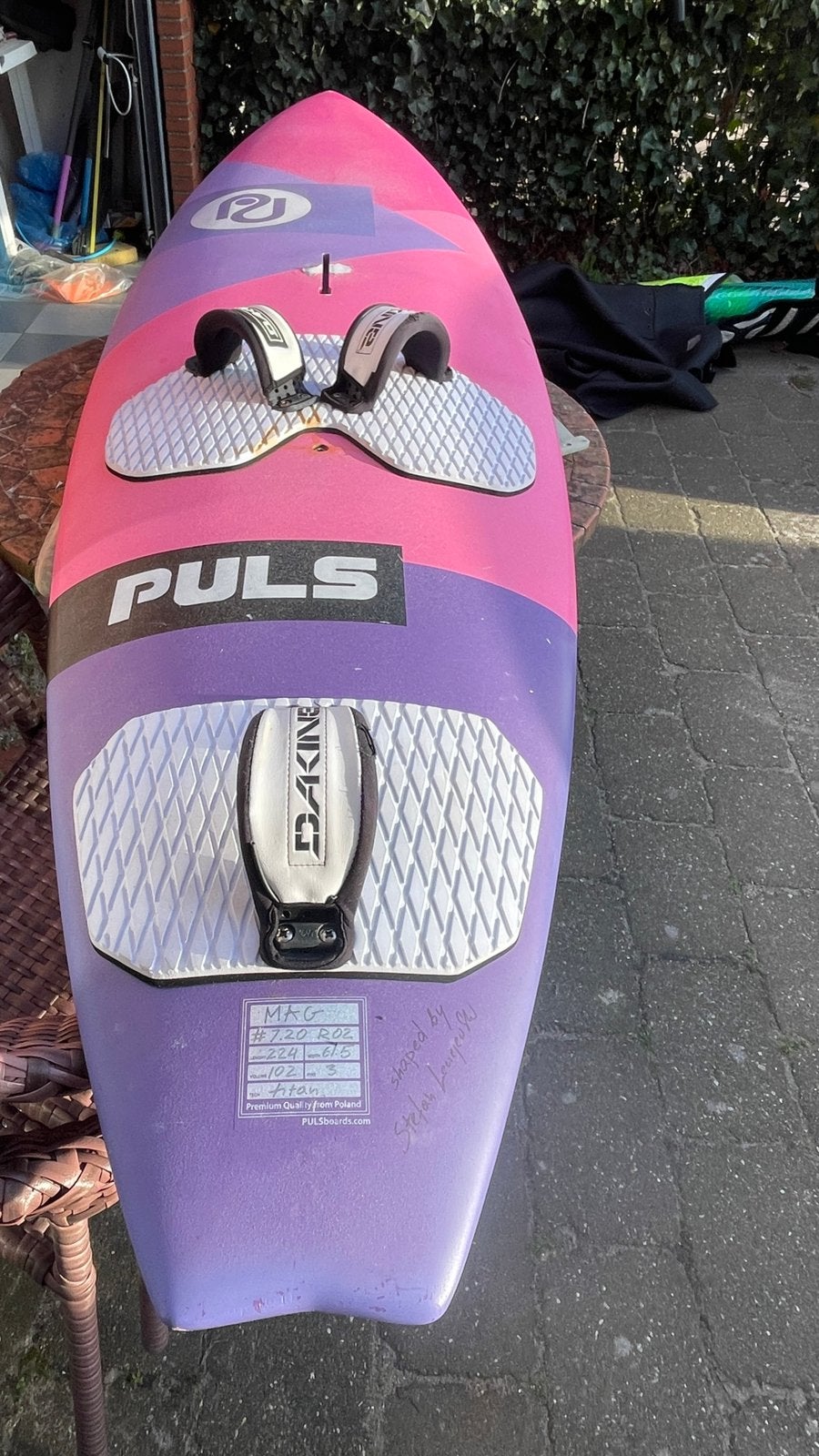 Puls MAG 102 waveboard, Watersport en Boten, Gebruikt, Minder dan 250 cm, Met vin(nen), Plank
