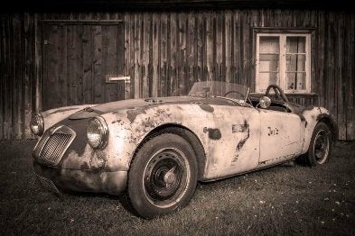Gezocht carrosserie MGA, Ophalen of Verzenden, Bumper