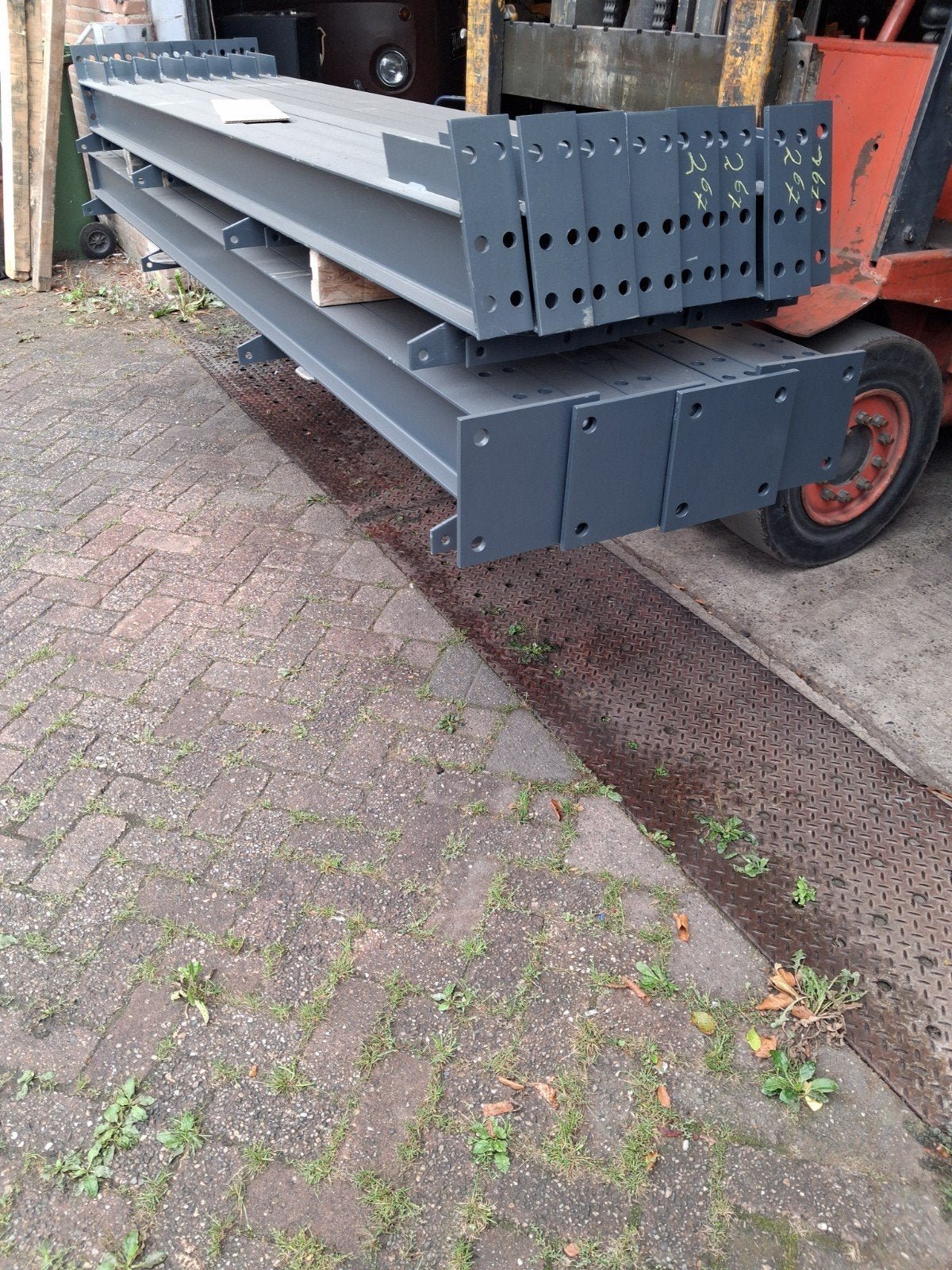 Loods Spanten Garage 5.5m breed op 9m Vergunningsvrij !, Doe-het-zelf en Verbouw, Metalen, Ophalen, Nieuw, IJzer