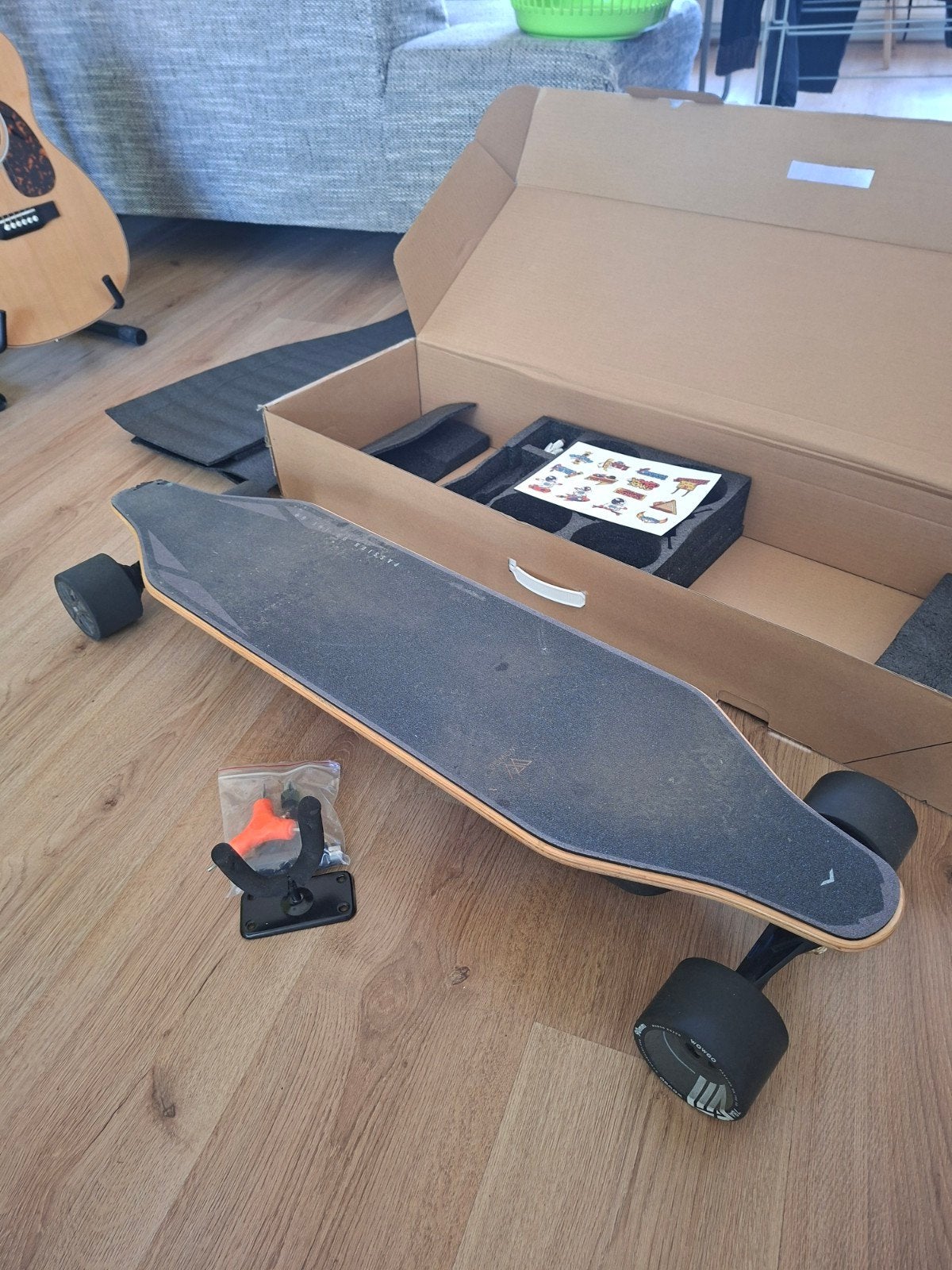electrisch longboard wowgo. kapotte accu, Ophalen of Verzenden, Gebruikt, Longboard