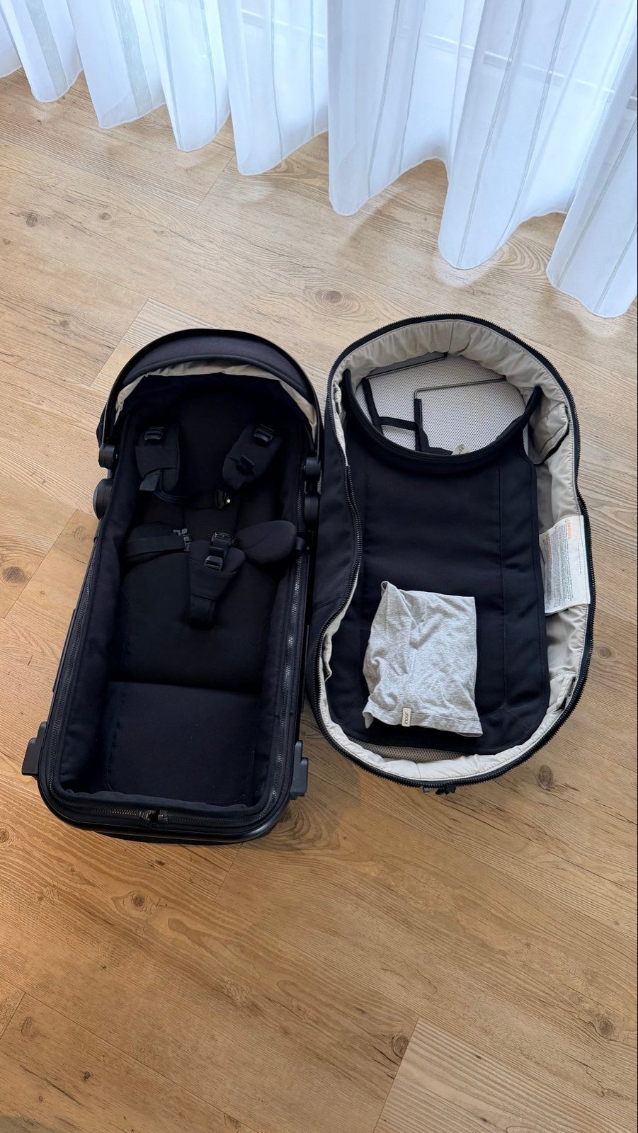 Joolz Geo 2 uitbreidingsset zwart met accessoires, Kinderen en Baby's, Kinderwagens en Combinaties, Gebruikt, Duowagen, Combiwagen