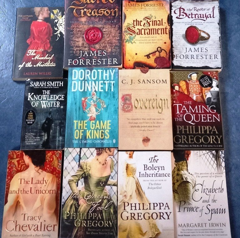 30x Tudors,PhilippaGregory, Sansom, AlisonWeir, WarRoses,Par, Ophalen of Verzenden, Zo goed als nieuw, Fictie