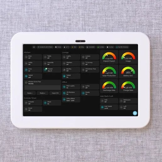 Tablet muurbeugel wandhouder  Samsung Lenovo Home Assistant, Ophalen of Verzenden, Nieuw, 10 inch, Bescherming voor- en achterkant