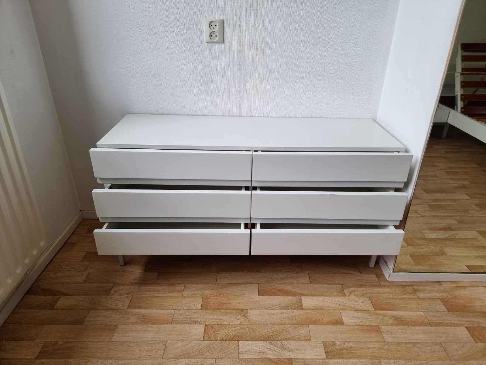 Vintage Interlübke Witte Ladenkast uit de Jaren '80, Huis en Inrichting, Ophalen of Verzenden, Gebruikt, Minder dan 45 cm, 70 cm of meer